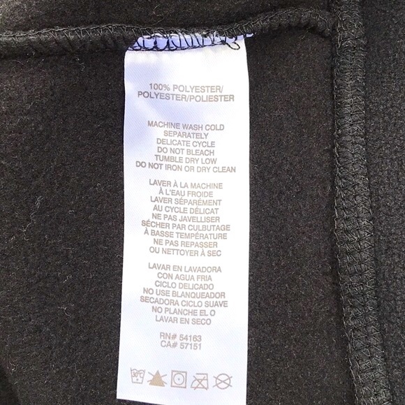 NWT Calvin Klein Black Zip Front Performance Fleece Jacket Size Medium - Picture 10 of 14